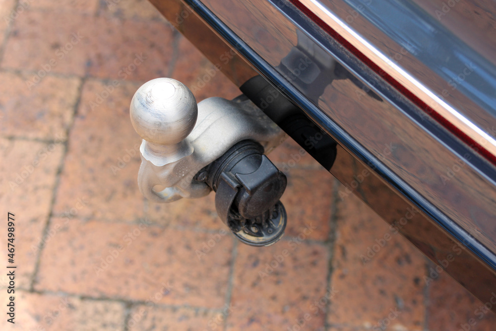 Fototapeta premium Tow bar on a modern vehicle