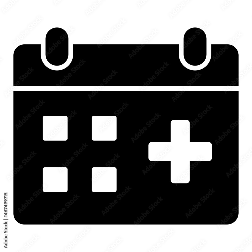 Obraz premium Editable design icon of doctor appointment
