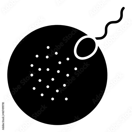 Sperms entering in the egg concept of conceiving 