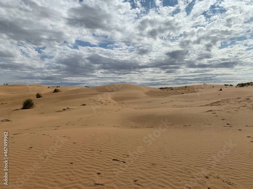 sand dunes and sky