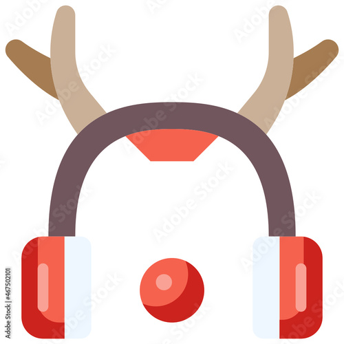 earmuffs flat icon