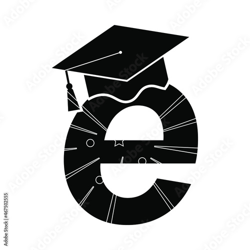 graduation hats. vector illustration Eps 10