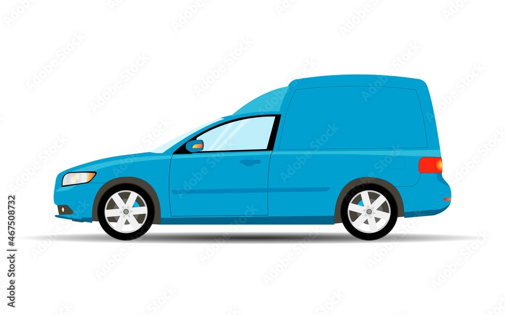Light car for transporting small-sized cargo. Van. Light car for transporting small-sized cargo. Van.