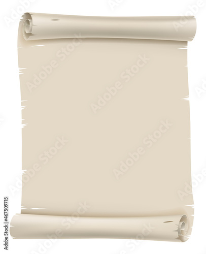 Vintage Paper Scroll Parchment Banner