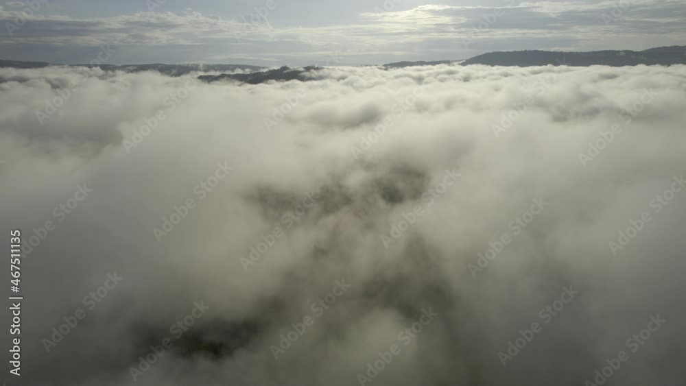 Aerial view above the clouds and sky in morning time , Inspiration concept Aerial view above the clouds and sky in morning time , Inspiration concept