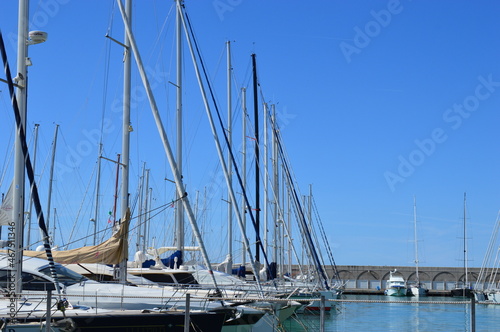 The harbor of Rosignano Marittimo in Tuscany  photo