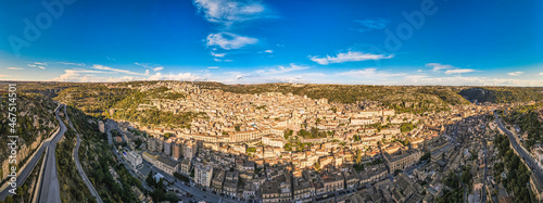 Wonderful View of Modica City Centre  from above, Ragusa, Sicili, Italy, Europe, World Heritage Site photo