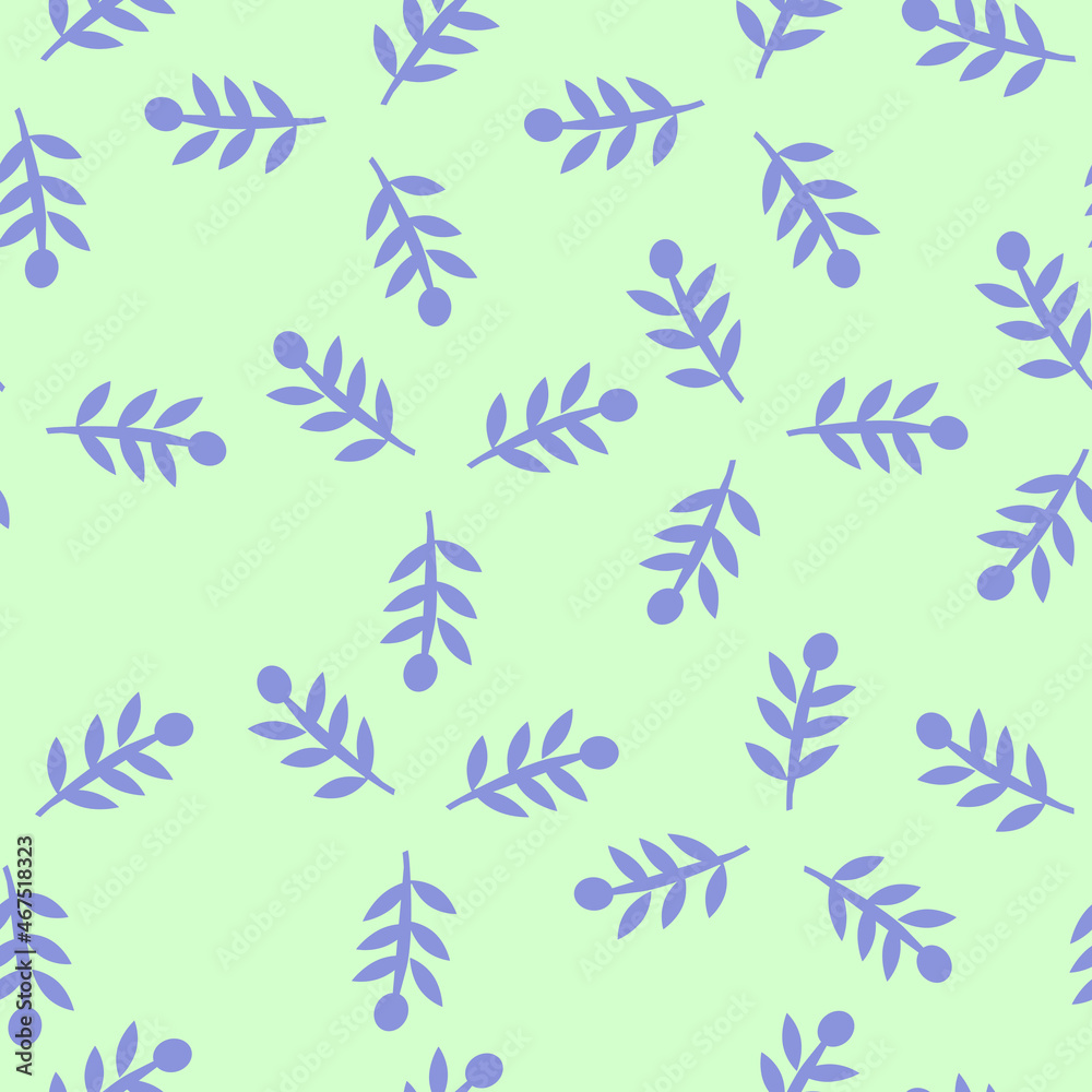 vector pattern floral winter cute