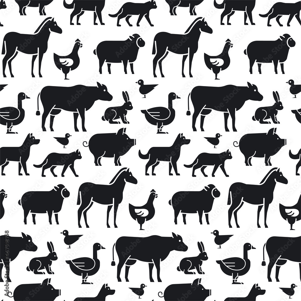 animals seamless pattern animals seamless pattern