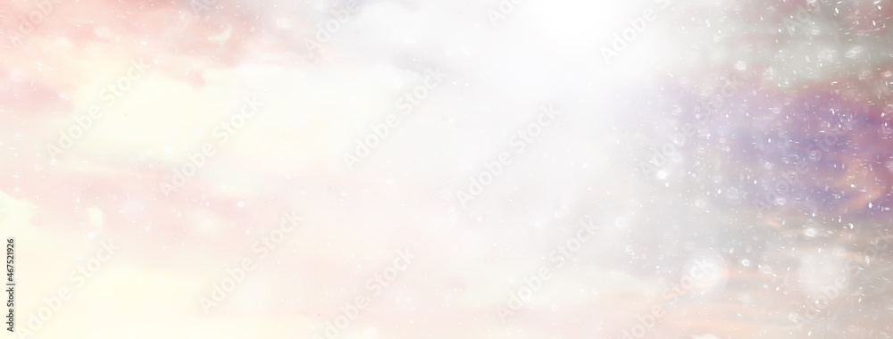 abstract snow background sky snowflakes gradient