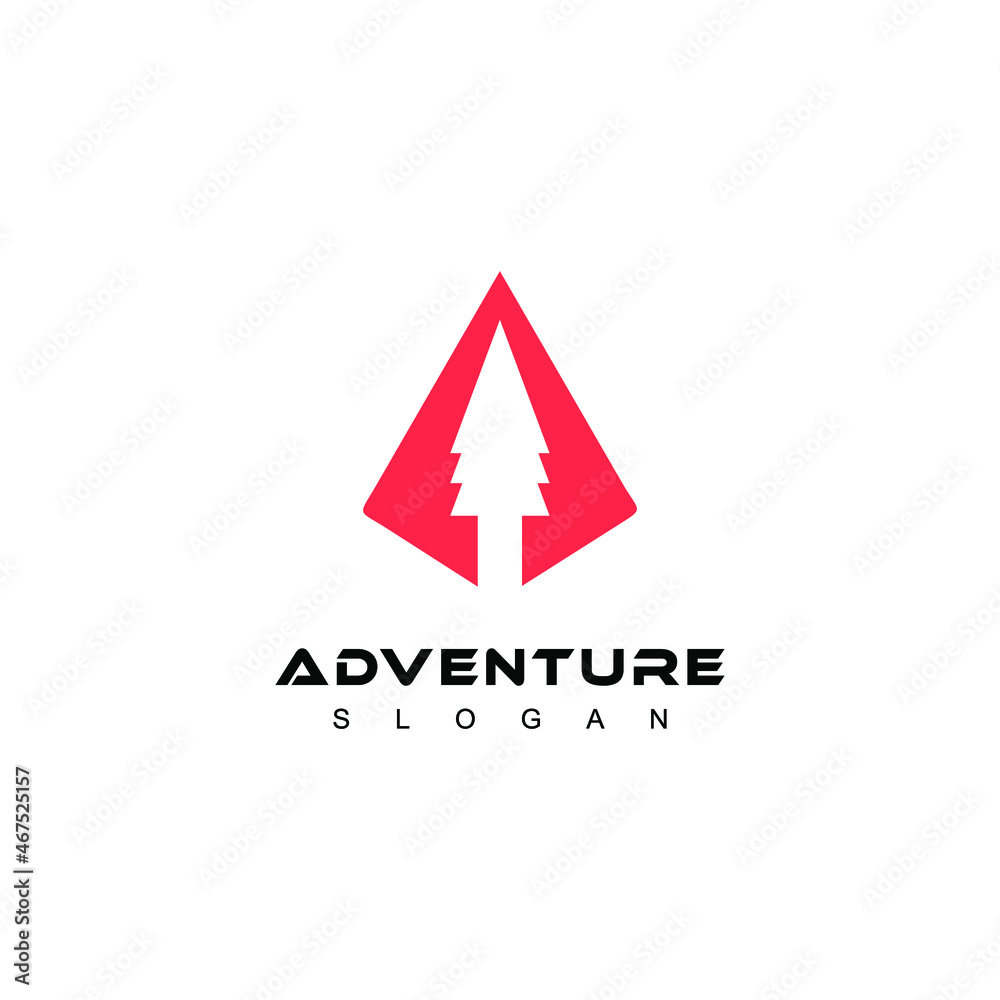 simple and unique flat adventurer logo design simple and unique flat adventurer logo design