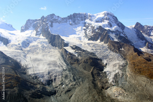 glaciers dans les Alpes