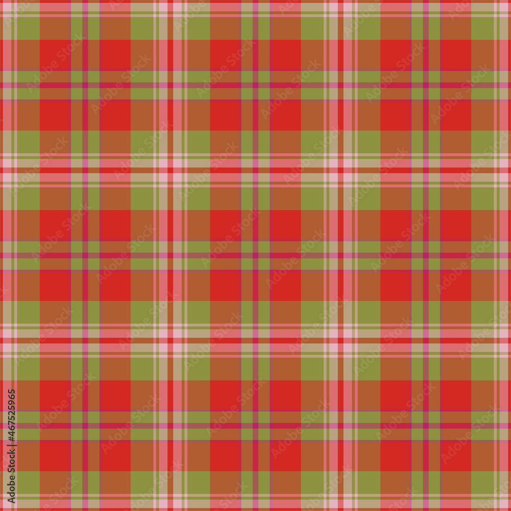 Plaid seamless pattern. Vector background of textile ornament. Flat fabric design. Plaid seamless pattern. Vector background of textile ornament. Flat fabric design.