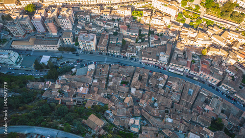 Wonderful View of Modica City Centre  from above, Ragusa, Sicili, Italy, Europe, World Heritage Site © Simoncountry
