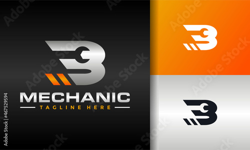 number 3 wrench logo