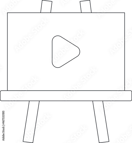 film making icon presentation board and presentation