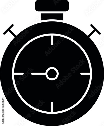 film making icon stopwatch and fast