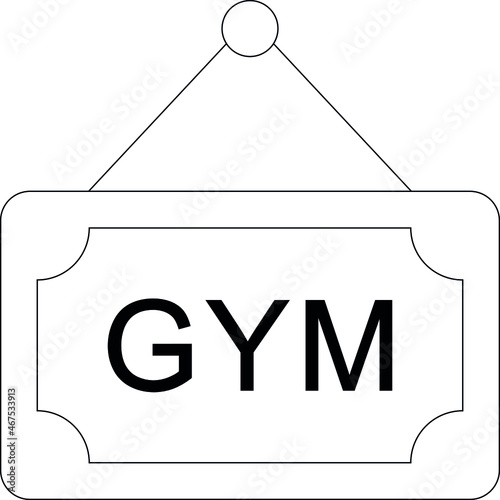 exercise icon weightlifting and gym