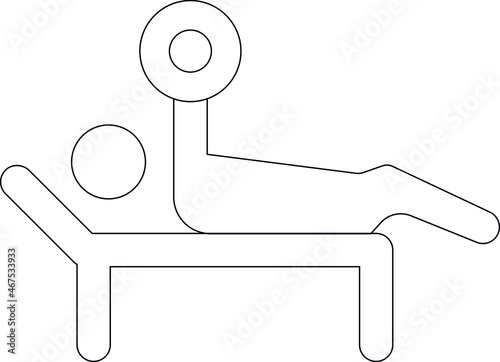 exercise icon climbing and hiking