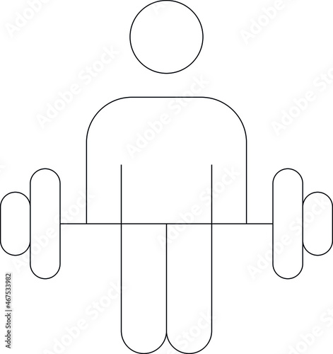 exercise icon fitness gym and gym