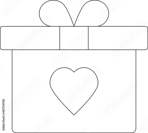 honeymoon icon gift box  and gift
