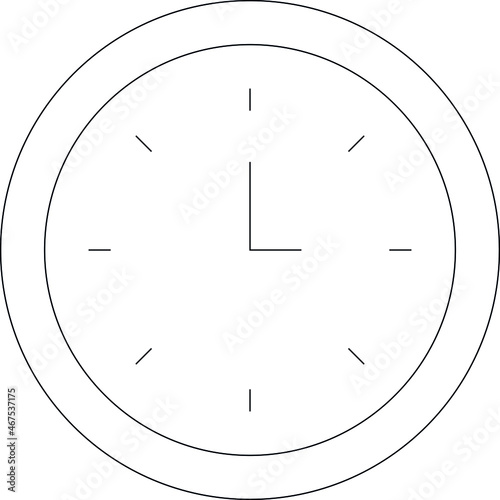 experiment icon clock and wall clock