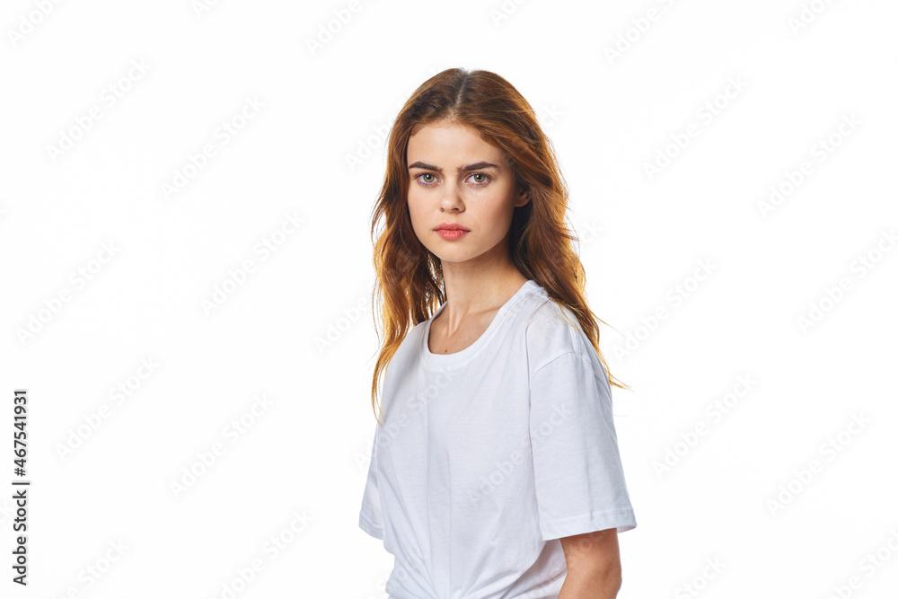 woman wearing white t-shirt lgbt flag inventor community woman wearing white t-shirt lgbt flag inventor community