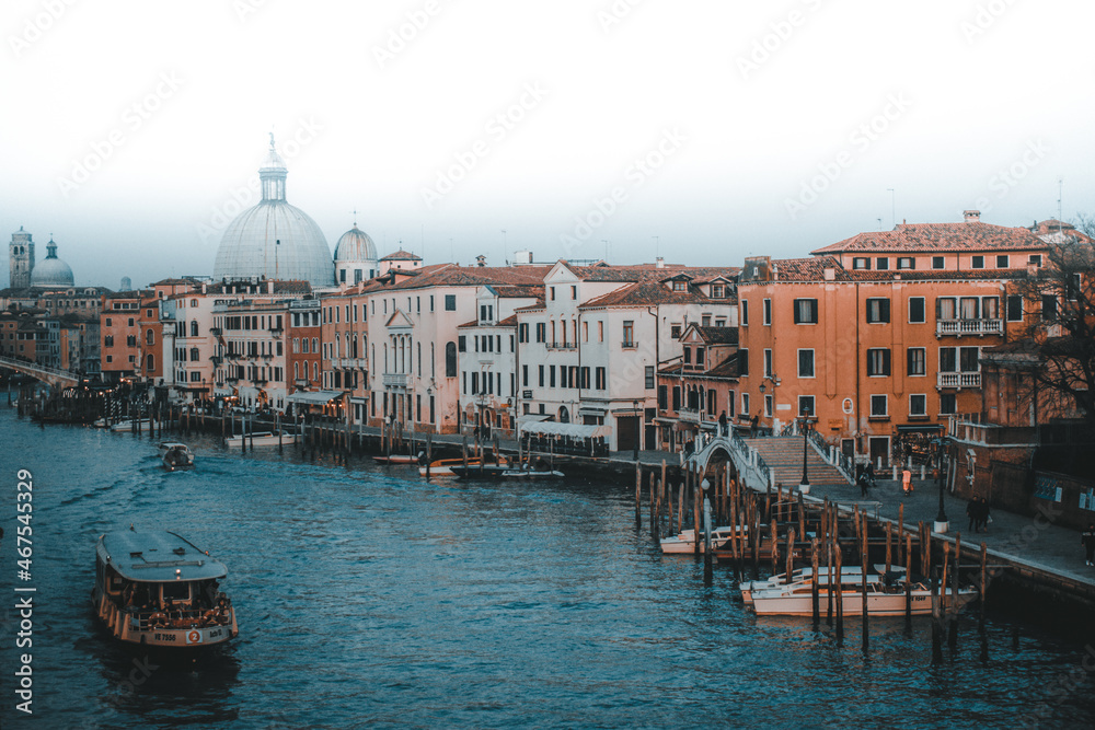 a fantastic landscape view on venice, venezia