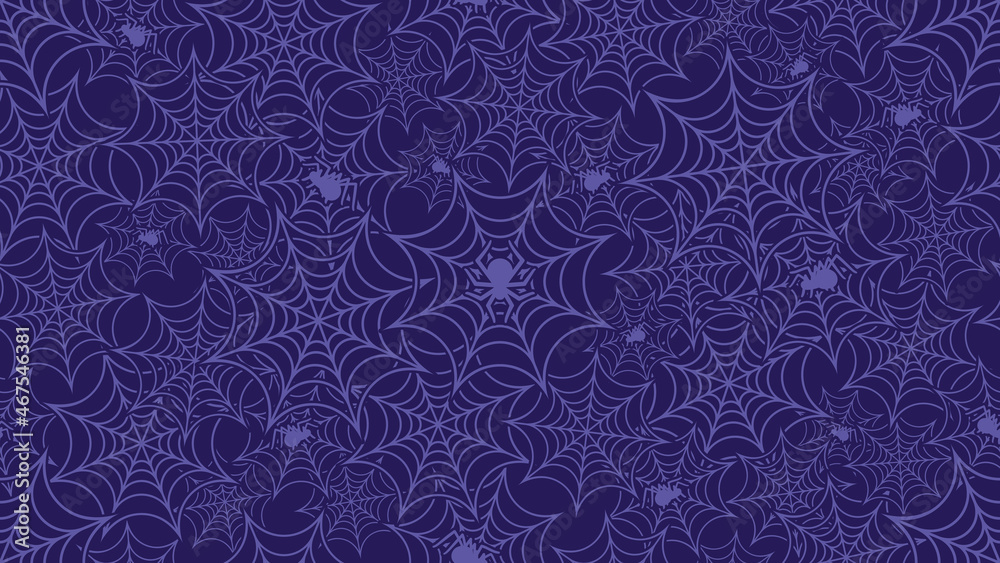 Spider web pattern. Seamless pattern, texture print.