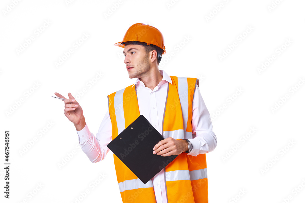 man in orange hard hat engineer work professionals construction man in orange hard hat engineer work professionals construction