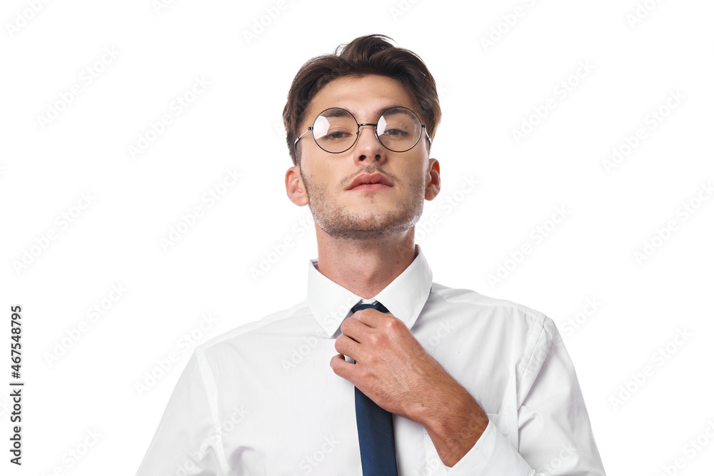 a person self-confidence work success isolated background a person self-confidence work success isolated background
