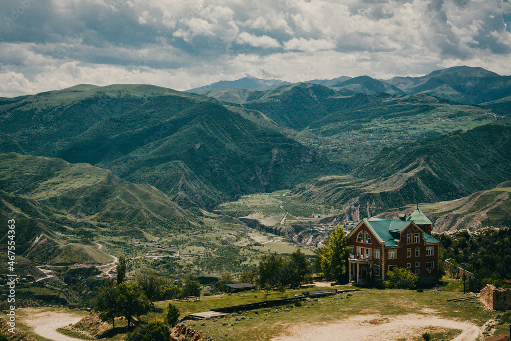 house in the mountains