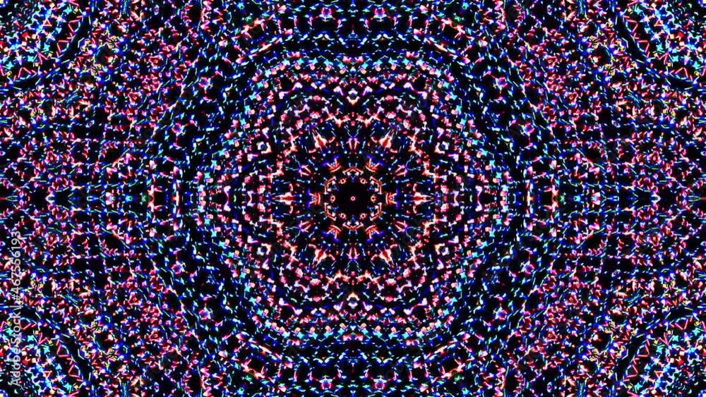 Beautiful abstract kaleidoscope that shines, a radiant light that regulates the subtle movements Beautiful abstract kaleidoscope that shines, a radiant light that regulates the subtle movements