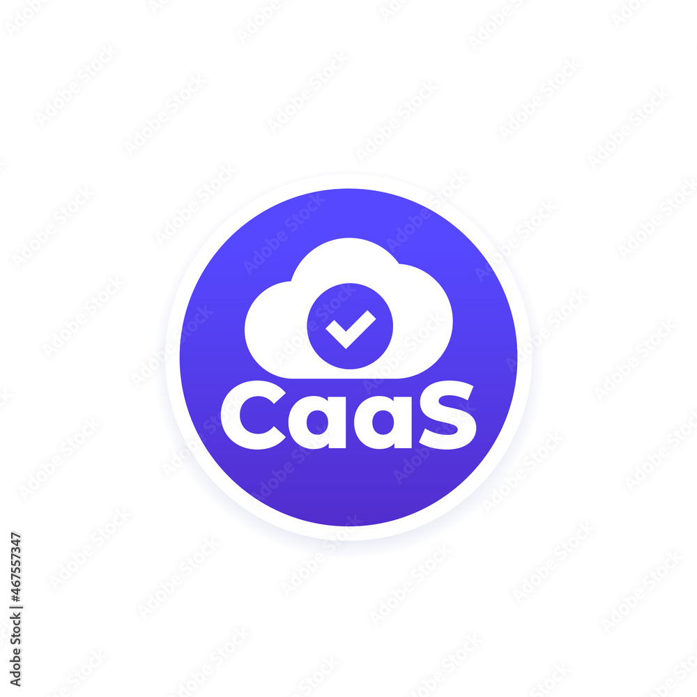 CaaS vector icon for web