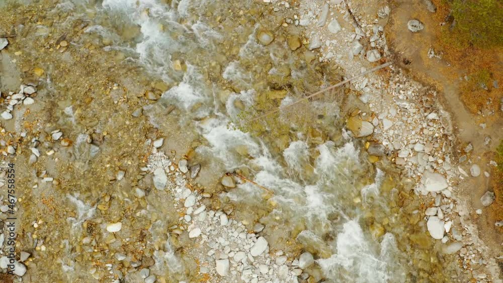 Amazing natural landscape Wild mountain river flowing through stone boulders Eastern Sayan Siberia Buryatia Arshan Amazing natural landscape Wild mountain river flowing through stone boulders Eastern Sayan Siberia Buryatia Arshan
