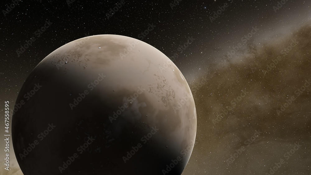 3d illustration deep outer space with planets and stars 3d illustration deep outer space with planets and stars