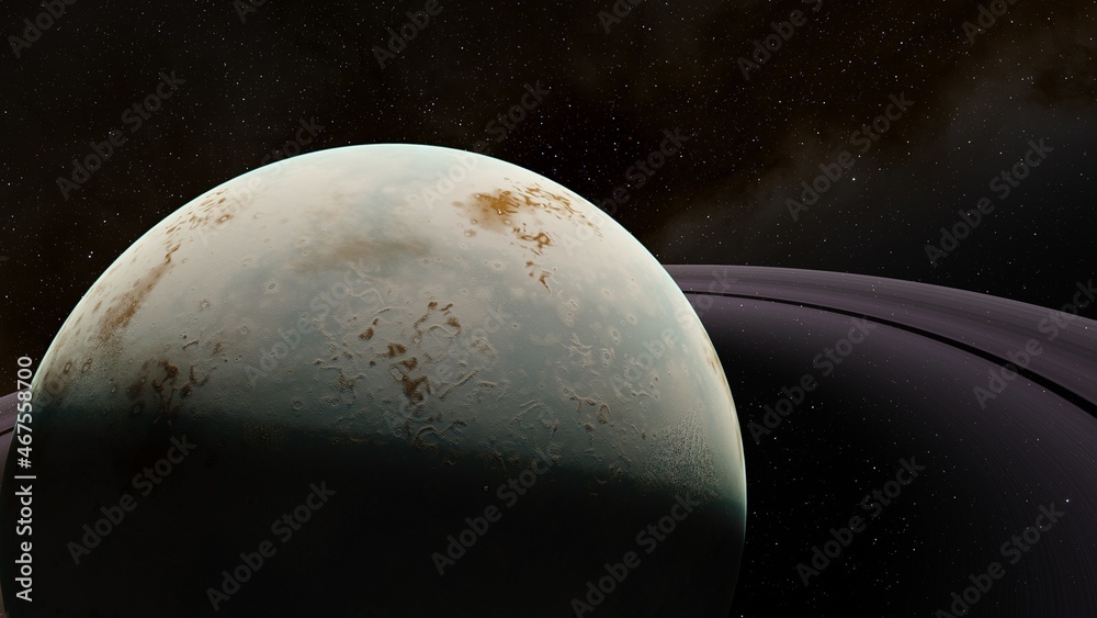 3d illustration deep outer space with planets and stars 3d illustration deep outer space with planets and stars