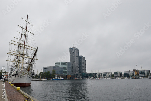 Polish sea port in Gdynia 