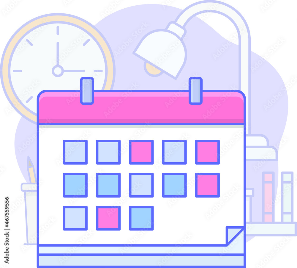 Calendar Isolated Vector icon which can easily modify or edit


