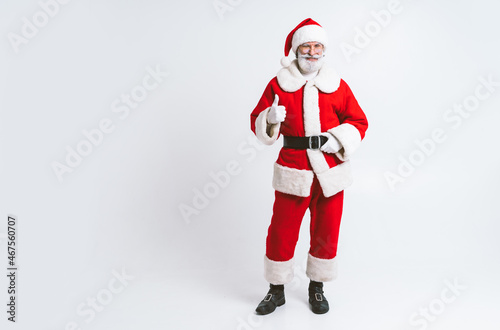 Image of Santa claus getting ready for the christmas 2021