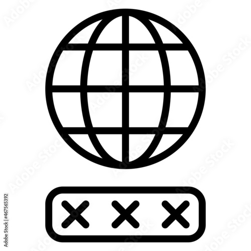 Internet security icon