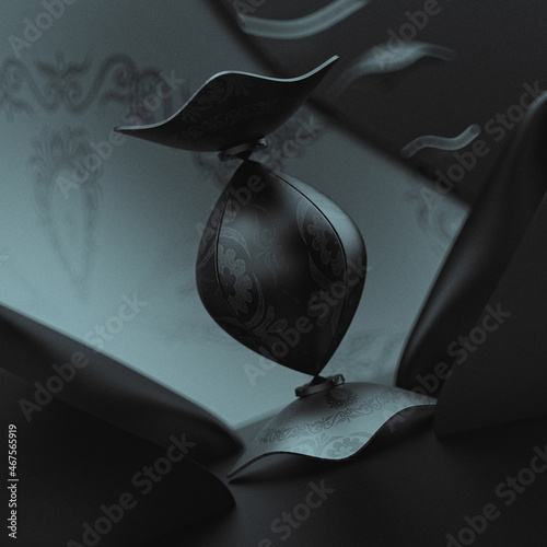Abstract texture. 3d rendering background can be used in cover design, book design, poster, CD cover, flyer, website background for advertisement, broadcasting, presentation White and Yellow