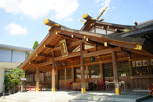 Obraz na płótnie Sarutahiko-jinja or shrine in Mie, Japan - 日本 三重県 猿田彦神社 w salonie