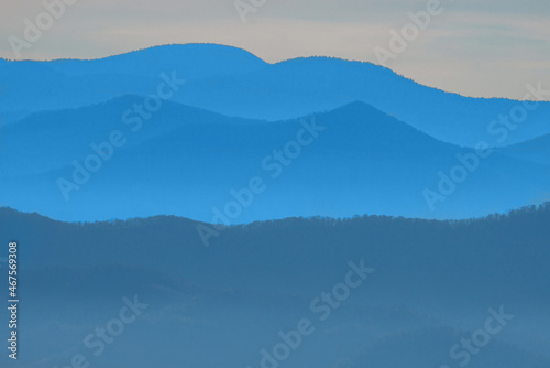 Blue Ridge Mountains in Silhouette © Marcia Straub 