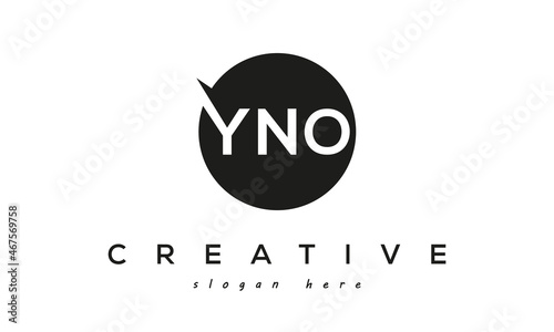 YNO creative circle letters logo design victor photo