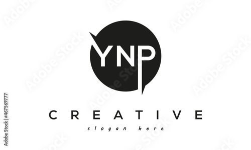 YNP creative circle letters logo design victor photo
