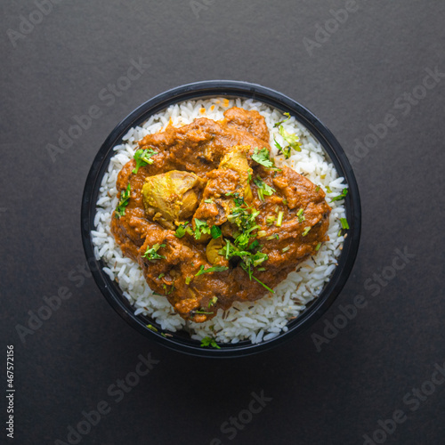 Rice Bowl  with vegetables and chicken