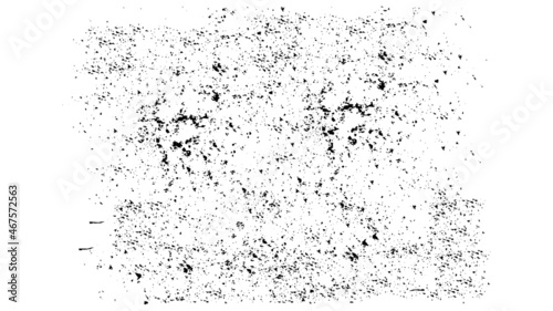 The abstract texture on white background, dirt overlay or screen effect use for grunge background vintage style. Grunge monochrome background. Black grunge texture background. 