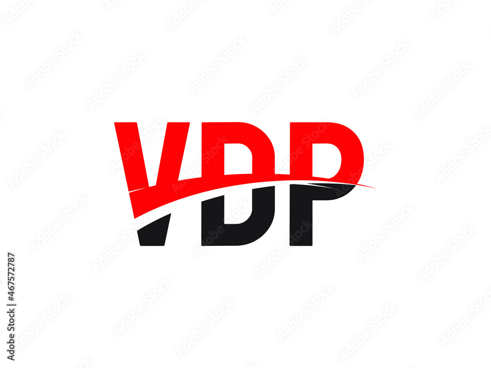 VDP Letter Initial Logo Design Vector Illustration
