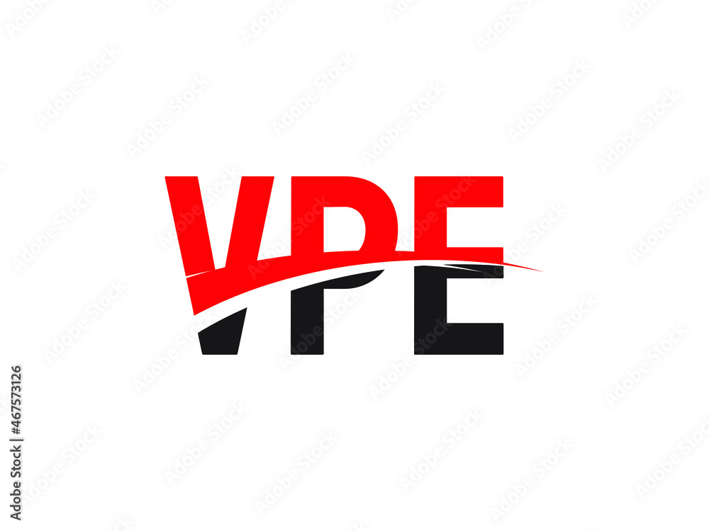 VPE Letter Initial Logo Design Vector Illustration VPE Letter Initial Logo Design Vector Illustration